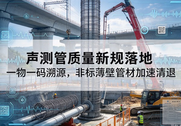 牙克石声测管质量新规落地，一物一码溯源，非标薄壁管材加速清退