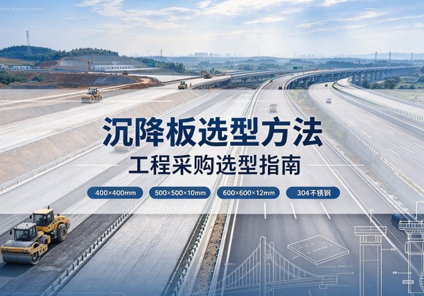 牙克石沉降板选择方法